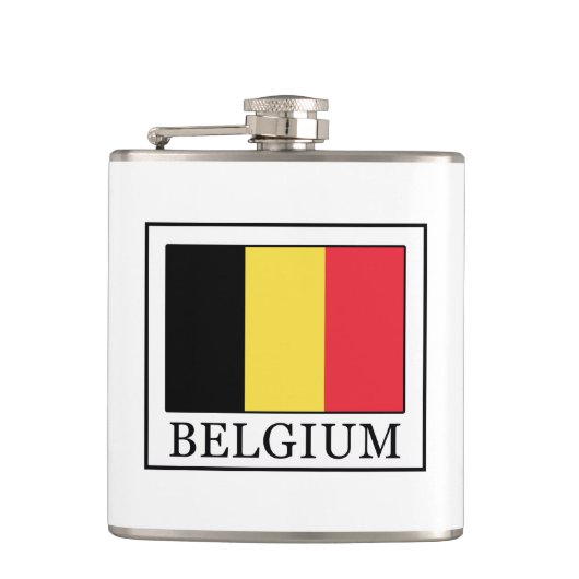België Heupfles (Voorkant)