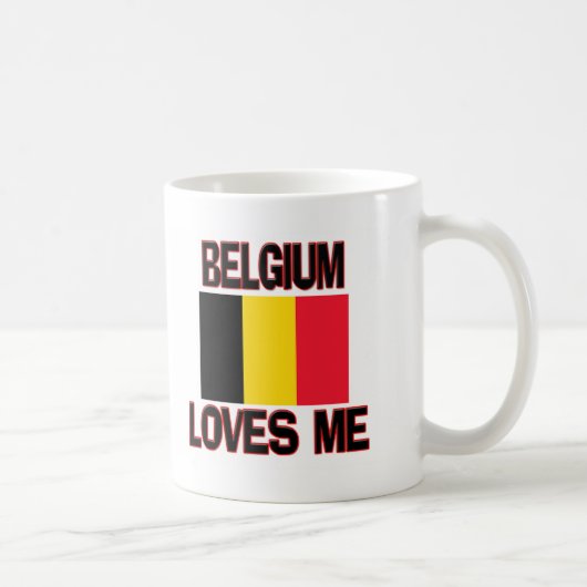 België houdt van mij koffiemok (Rechts)