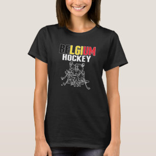 België Ice Hockey Fans Proud Belgisch Hockey Team T-shirt
