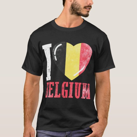 België Ik hou van België T-shirt (Voorkant)
