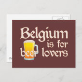 België is voor Beer Lovers Briefkaart (Voorkant / Achterkant)