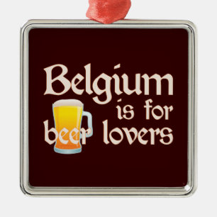 België is voor Beer Lovers Metalen Ornament