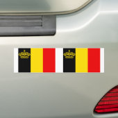 België jacht Ensign, België Bumpersticker (Op auto)