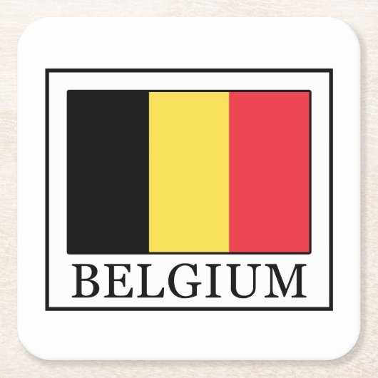 België Kartonnen Onderzetters (Voorkant)