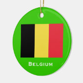 BELGIË * Kerstversiering Keramisch Ornament (Links)