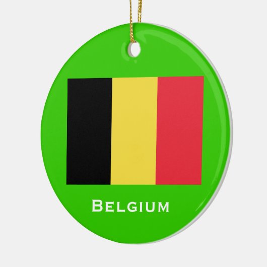 BELGIË * Kerstversiering Keramisch Ornament (Links)