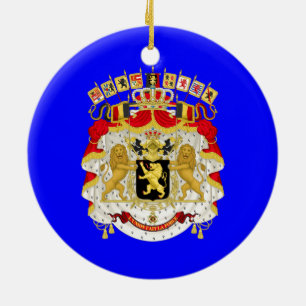 BELGIË * Kerstversiering Keramisch Ornament