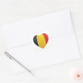 België Liefdesicoon Vierkante Sticker (Envelop)