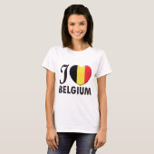 België Love T-shirt (Voorkant volledig)