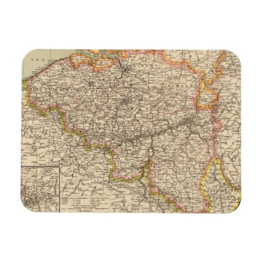 België, Luxemburg Magneet (Horizontaal)
