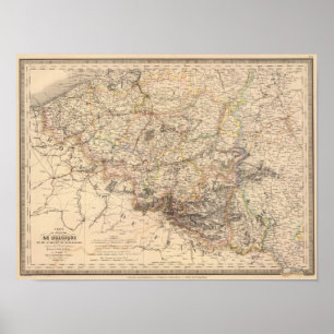 België, Luxemburg Poster