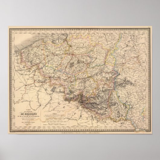 België, Luxemburg Poster (Voorkant)