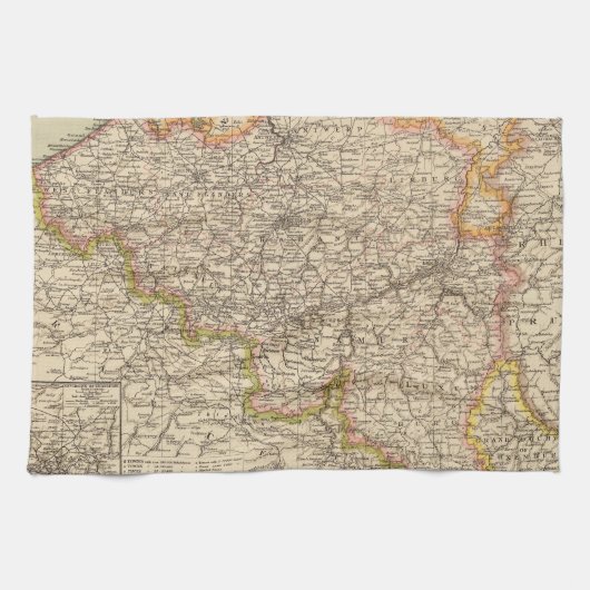 België, Luxemburg Theedoek (Horizontaal)