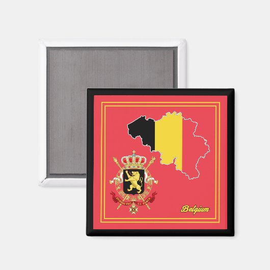 België Magneet (Voorkant / Achterkant)
