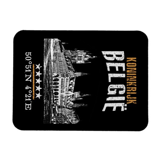 België Magneet (Horizontaal)