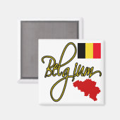 België Magneet (Voorkant / Achterkant)