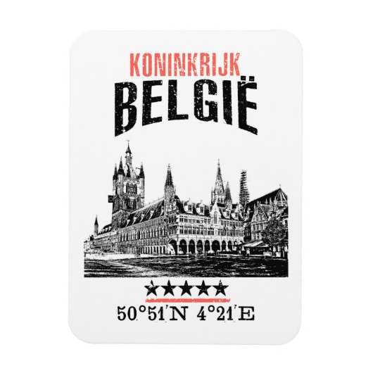 België Magneet (Verticaal)