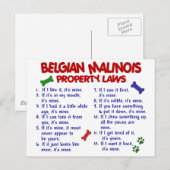 BELGIË MALINOIS PL2 BRIEFKAART (Voorkant / Achterkant)