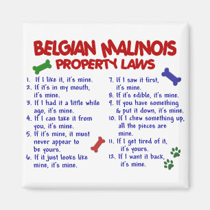 BELGIË MALINOIS PL2 MAGNEET
