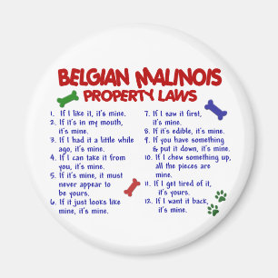 BELGIË MALINOIS PL2 MAGNEET