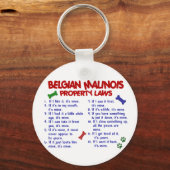 BELGIË MALINOIS PL2 SLEUTELHANGER (Voorkant)