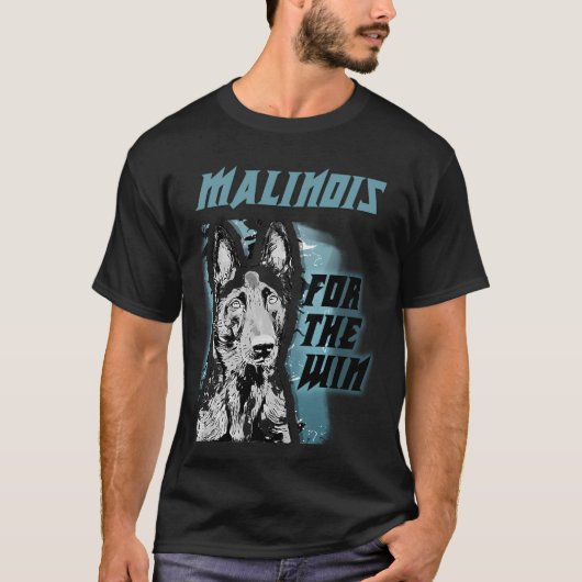België Malinois voor de winst! T-shirt (Voorkant)