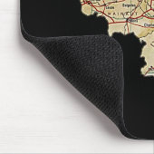 België Map Mousepad Muismat (Hoek)