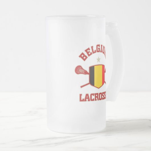 België Matglas Bierpul (Voorkant rechts)