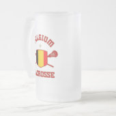 België Matglas Bierpul (Voorkant links)