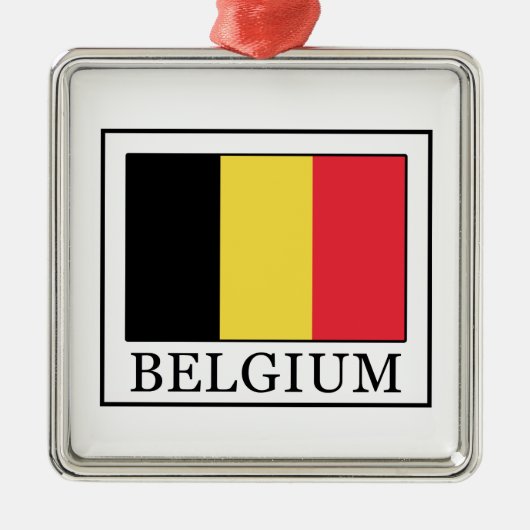 België Metalen Ornament (Voorkant)