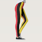 België Nationale vlag Kleuren Verticaal gestreept Leggings (Rechts)