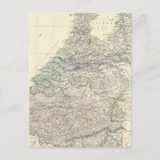 België, Nederland Briefkaart (Voorkant)