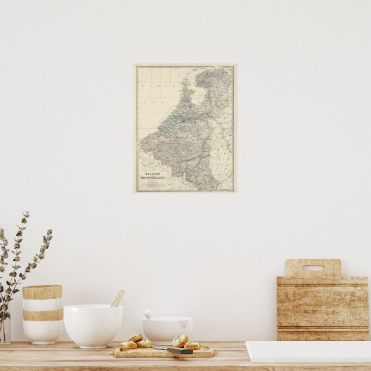 België, Nederland Poster (Keuken)