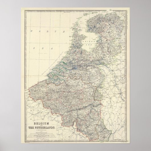 België, Nederland Poster (Voorkant)
