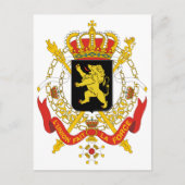 België Officieel wapenschild heraldry-symbool Briefkaart (Voorkant)