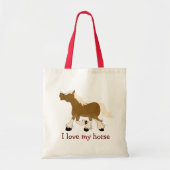 BELGIË ONTWERP HORSE Lover Grocery Bag Tote Bag (Voorkant)