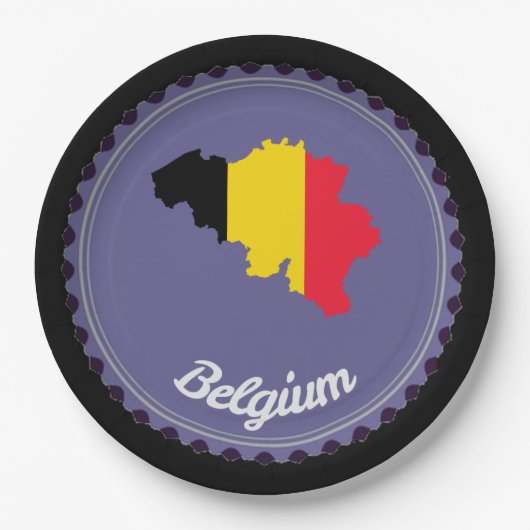 België Papieren Bordje (Voorkant)