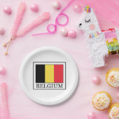 België Papieren Bordje (Feest)