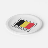 België Papieren Bordje (Gekanteld)