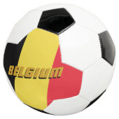 België Patriottisch Football en Belgische vlag Voetbal (Drie kwart)
