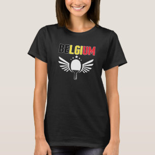 België Ping Pong Belgisch Tafeltennis Team Onders T-shirt