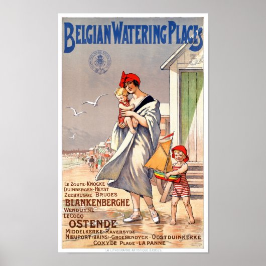 BELGIË Poster voor woekerreizen teruggezet (Voorkant)