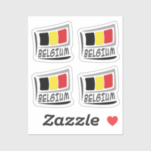 België Pride X Vlag Sticker