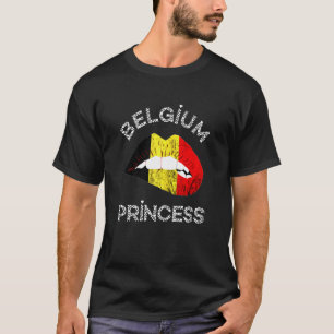 België Prinses Belgie Lips Mouth Belgium Pride K T-shirt