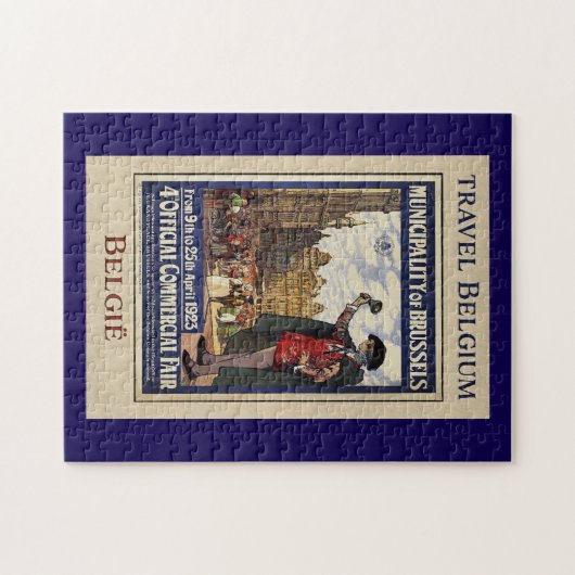 België Reisposter (1923) Legpuzzel (Horizontaal)