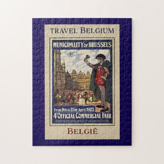 België Reisposter (1923) Legpuzzel (Verticaal)