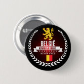 België Ronde Button 5,7 Cm (Voorkant /achterkant)