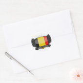 BELGIË RONDE STICKER (Envelop)
