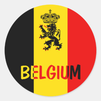 België Ronde Sticker