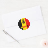 België Ronde Sticker (Envelop)